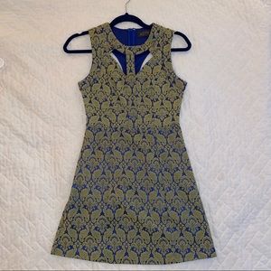 ASTR Cutout brocade dress